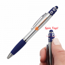Police Spin Top Pen with Stylus