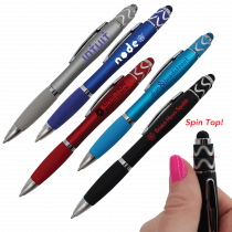 Halcyon® Silhouette Spin Top Pen with Stylus