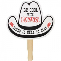 Cowboy Hat Shape Hand Fan