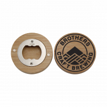 Bamboo Magnetic Bottle Opener