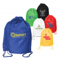 NW Drawstring Backpack with Gusset