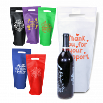 Thrifty Single Bottle Wine Bag