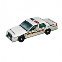 Foldable Die-cut Police Car, Full Color Digital