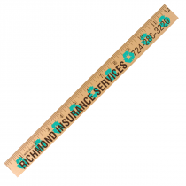 Recycling Background Rulers - Clear Lacquer Finish