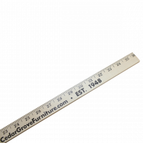 Heavy-Duty Yardsticks - Clear Lacquer Finish