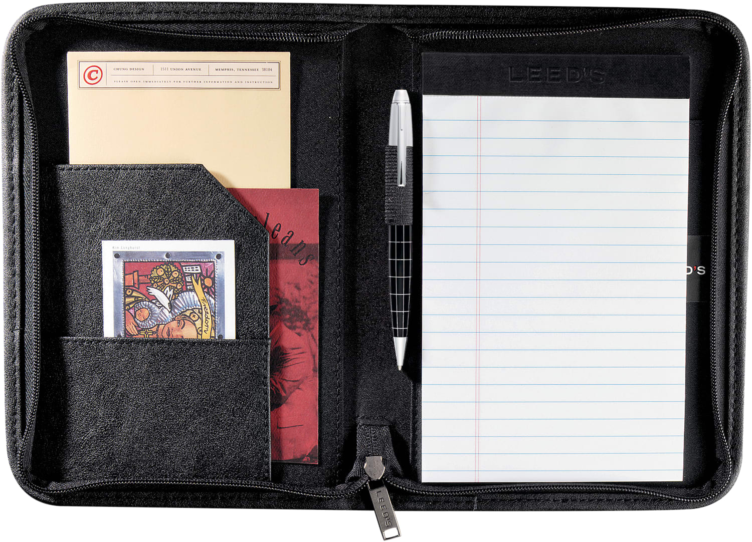 DuraHyde Jr. Zippered Padfolio w/ FSC® Mix Paper