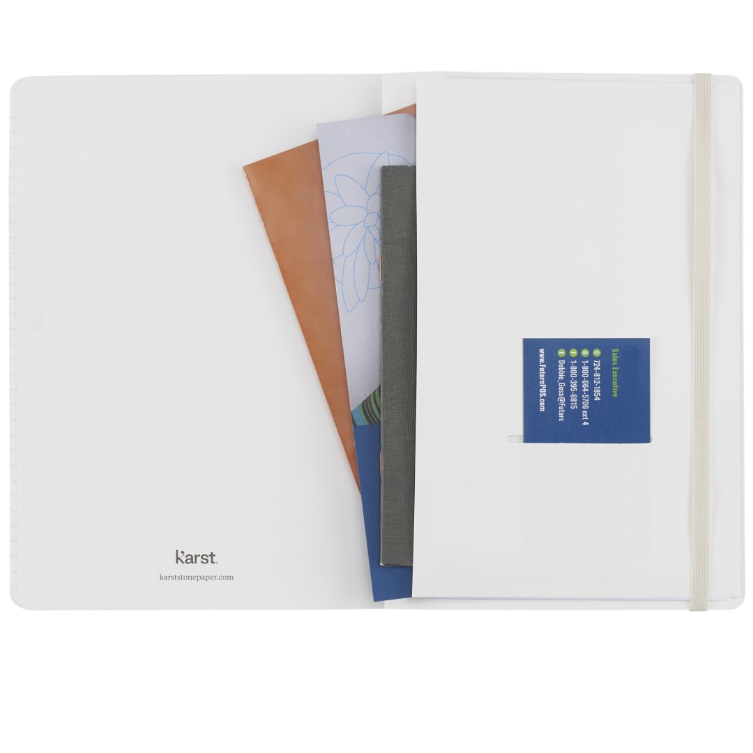 Karst 5.5" x 8.5" Stone Soft Bound Notebook