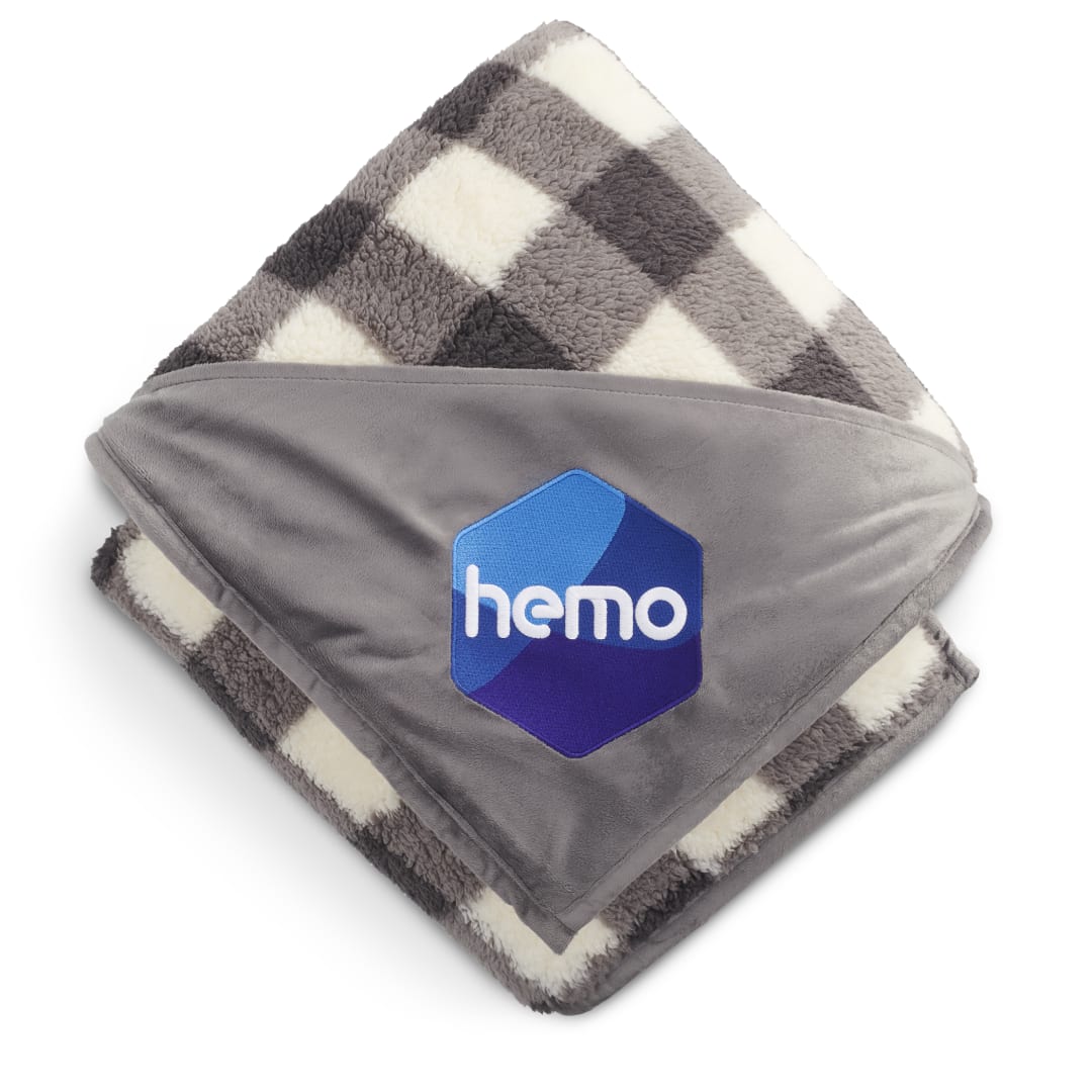 Field & Co.® Double Sided Plaid Sherpa Blanket