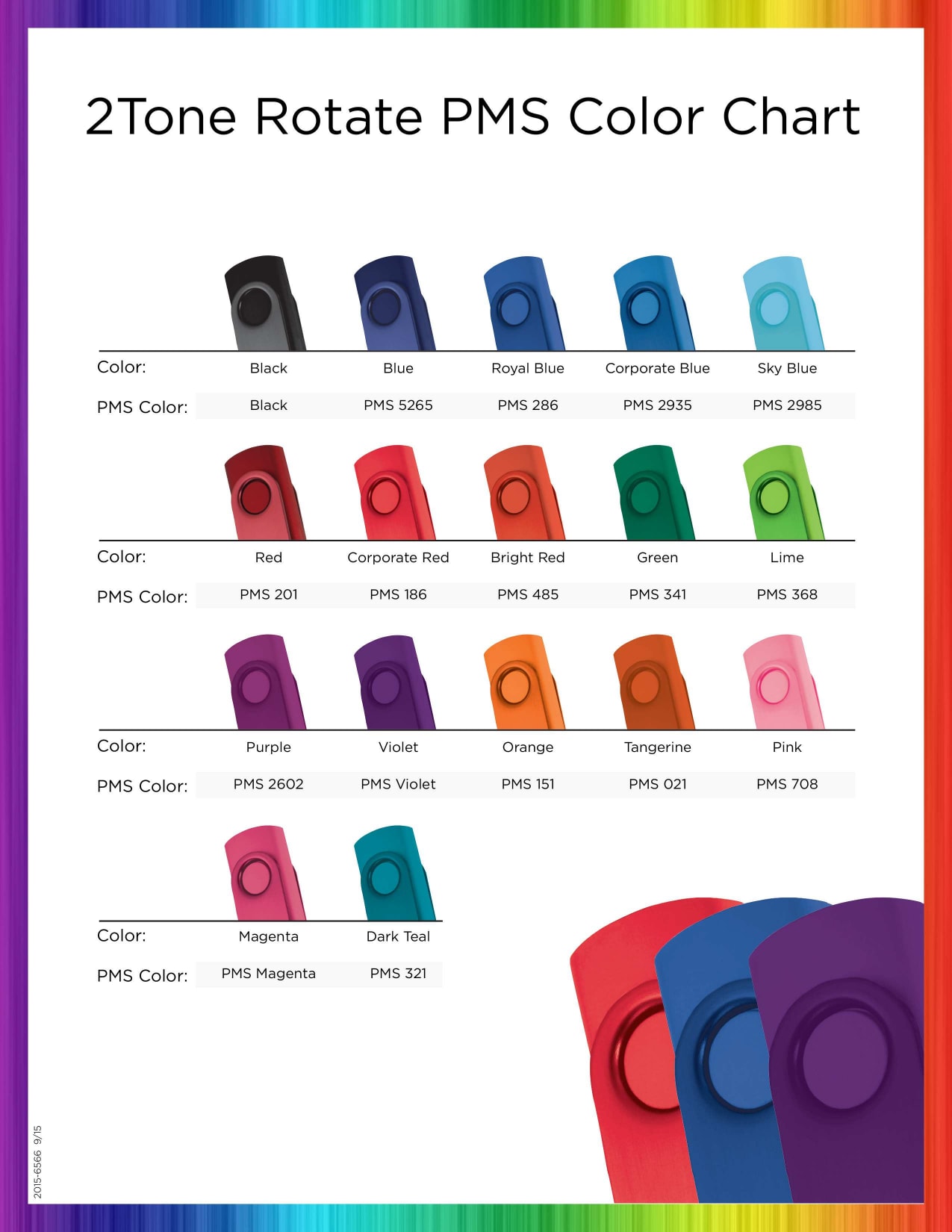 Rotate 2Tone Flash Drive 4GB