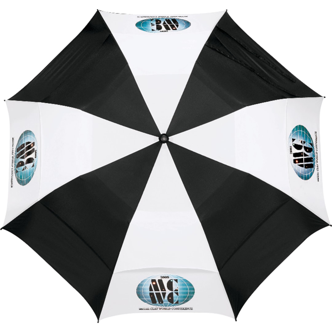 58" Vented Auto Open Folding Golf Umbrella