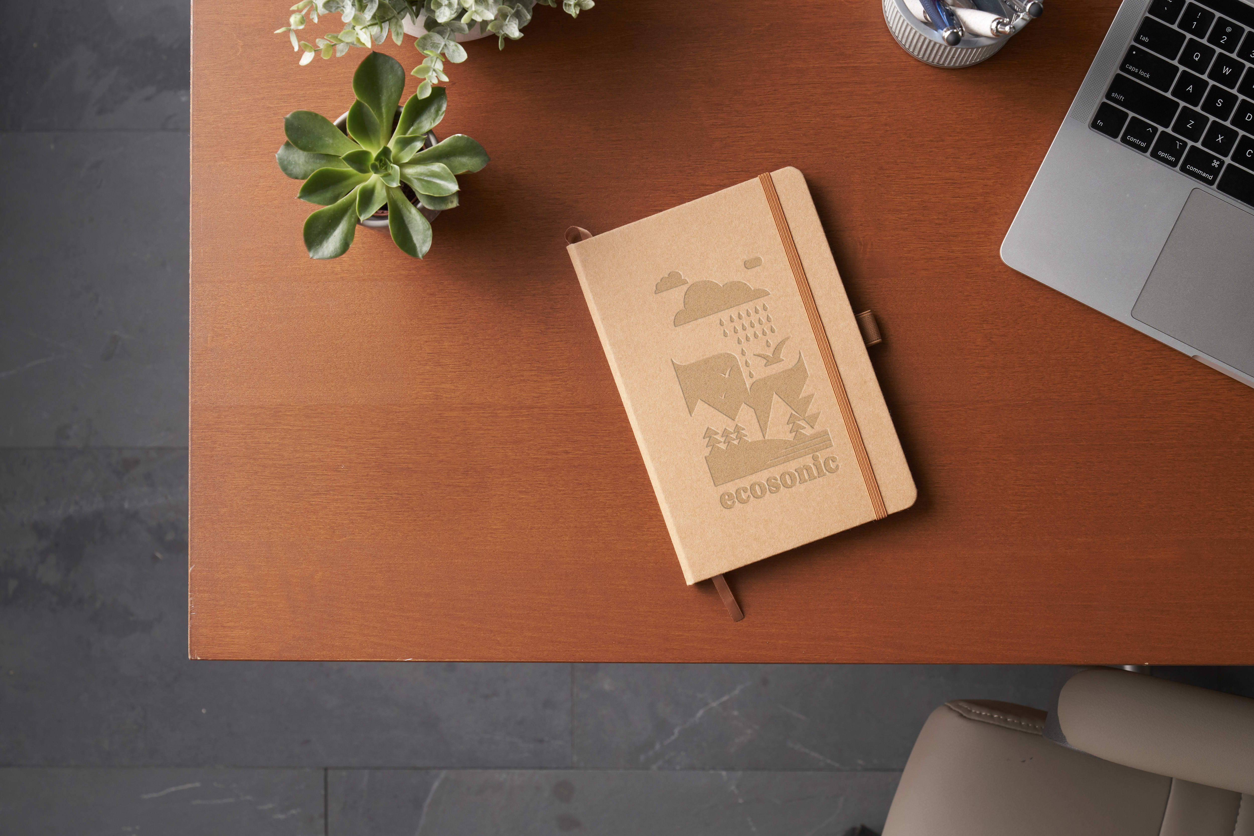 5.5" x 8.5" Washable Kraft Stone Bound Journal