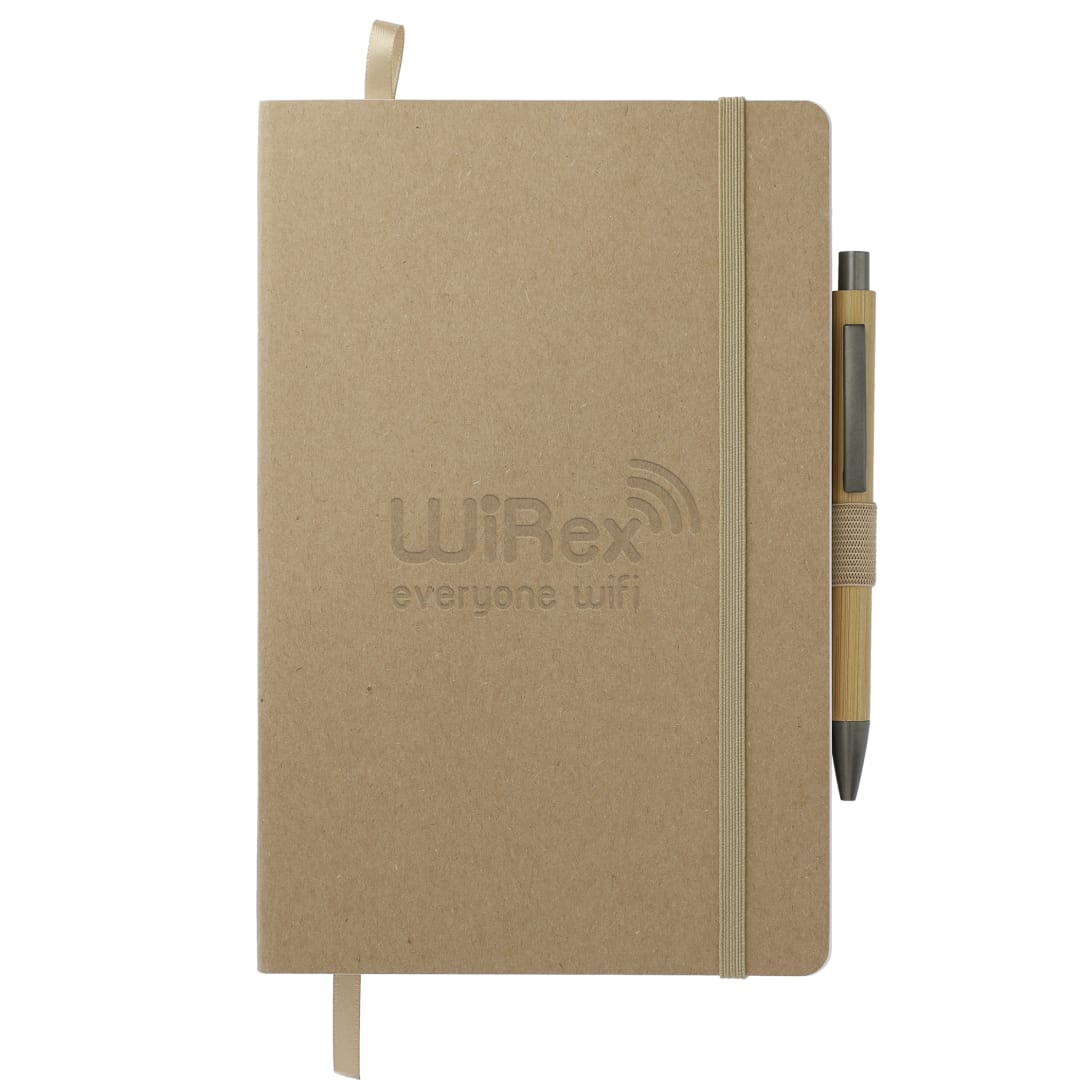 5.5" x 8.5" FSC® Mix Stone Bound Journal...