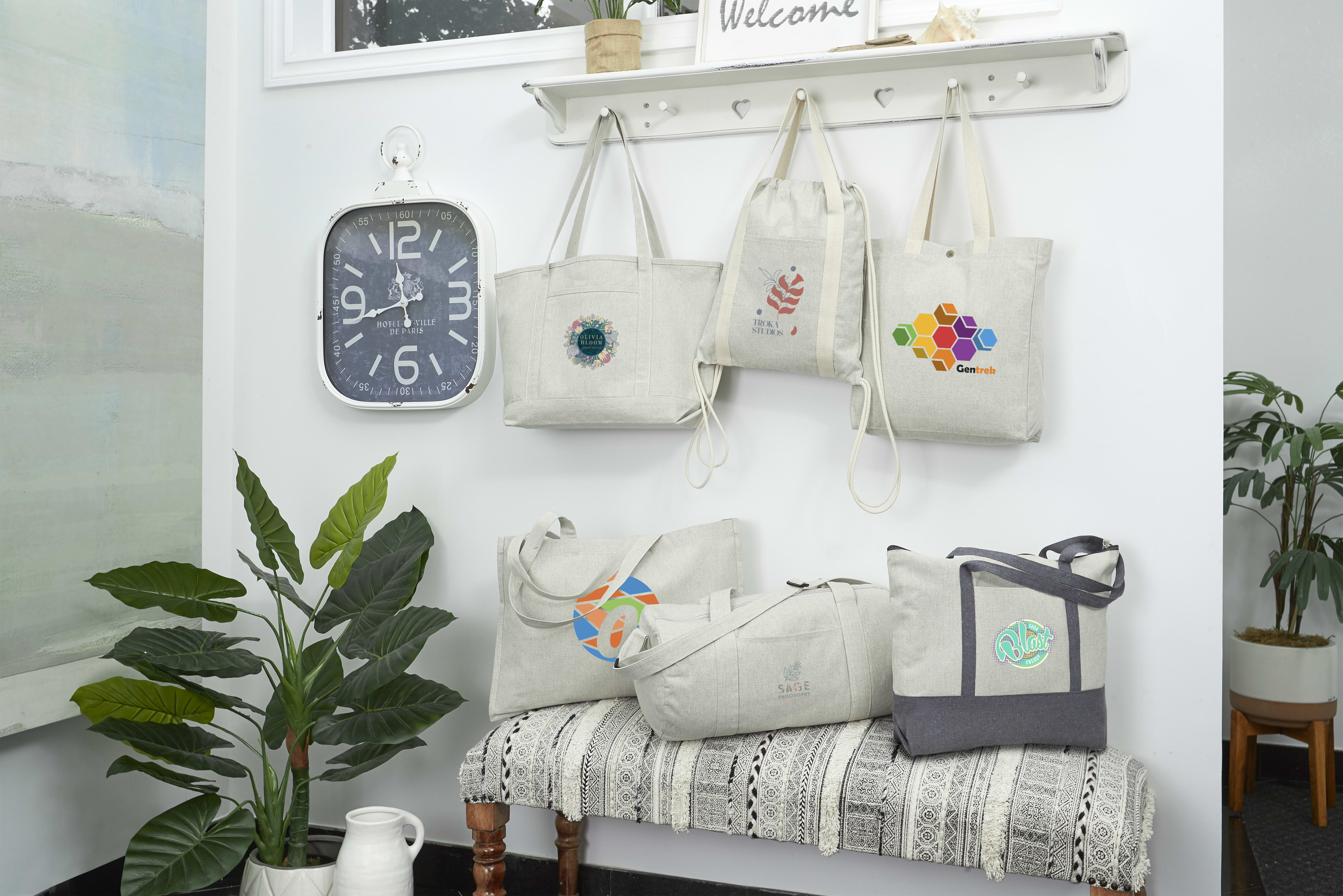 Repose 10oz Recycled Cotton Zippered Tote
