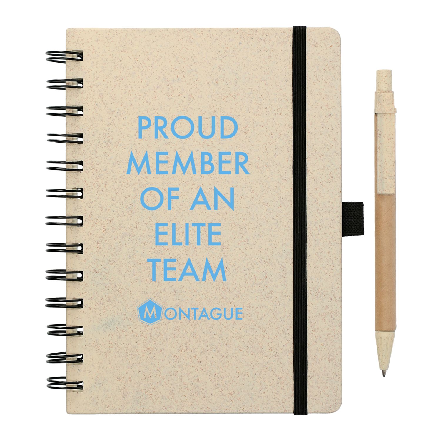 5" x 7" FSC® Mix Wheat Straw Notebook...