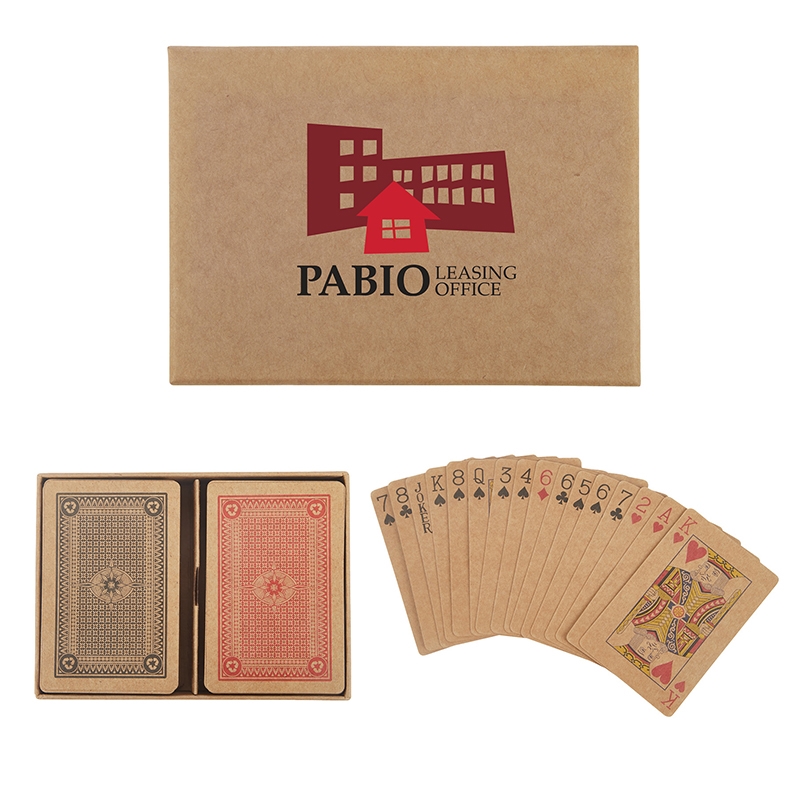 Jack 2-Pack Kraft Paper Playing Card Set