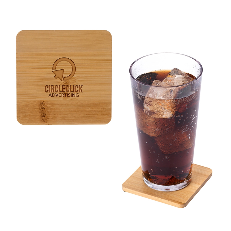 Brandon Single Bamboo Coaster