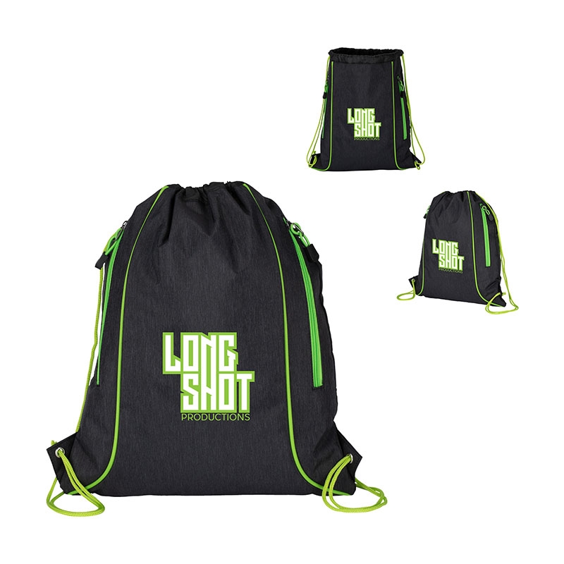 Seville Drawstring Bag w/ Color Accents