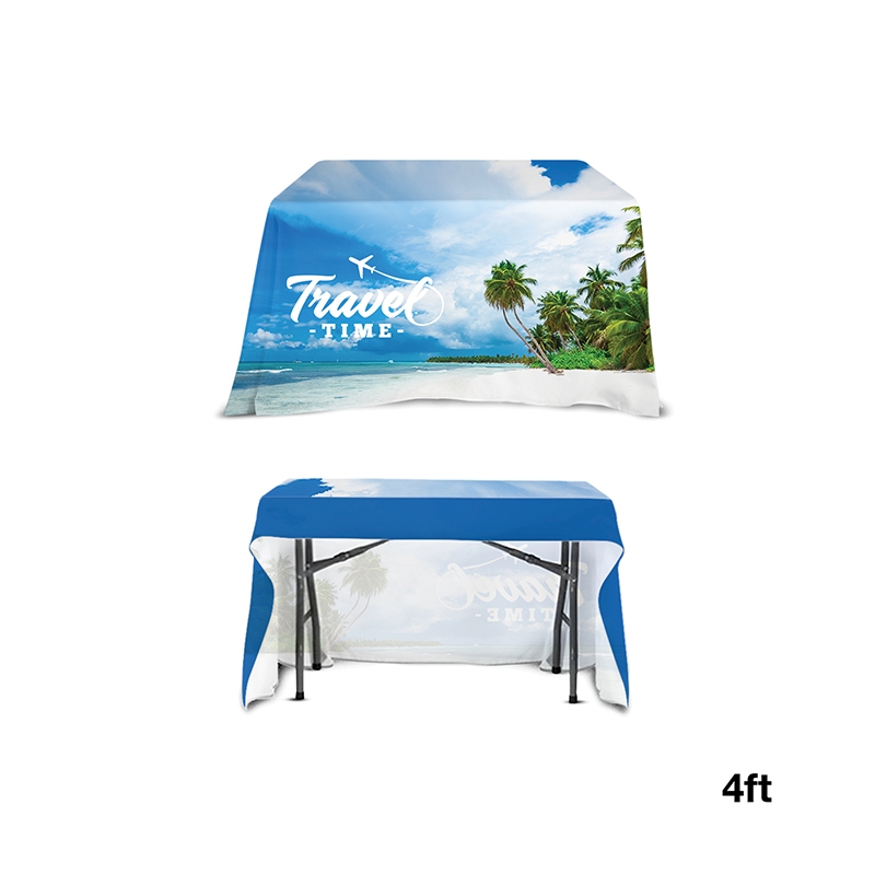 DisplaySplash 4' Open Back Table Throw