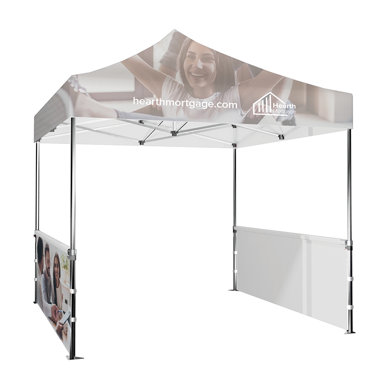 DisplaySplash 10' x 3' Single-Sided Tent Wall, 2pc...