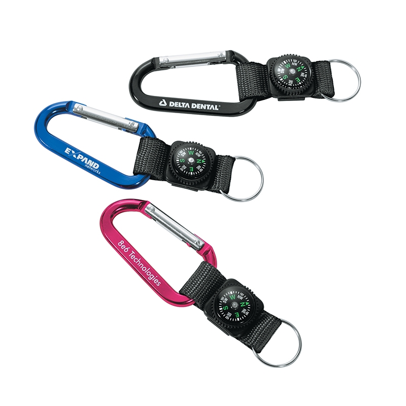 Busbee Carabiner with Compass