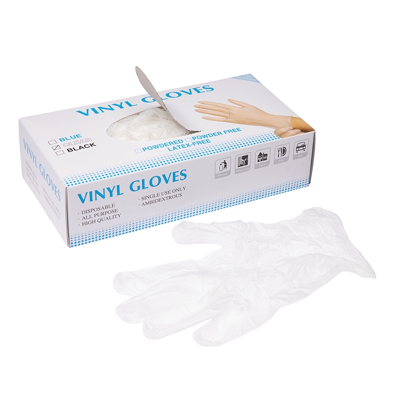 Protection-XL Box of 100 Extra Large Size Vinyl Gloves...