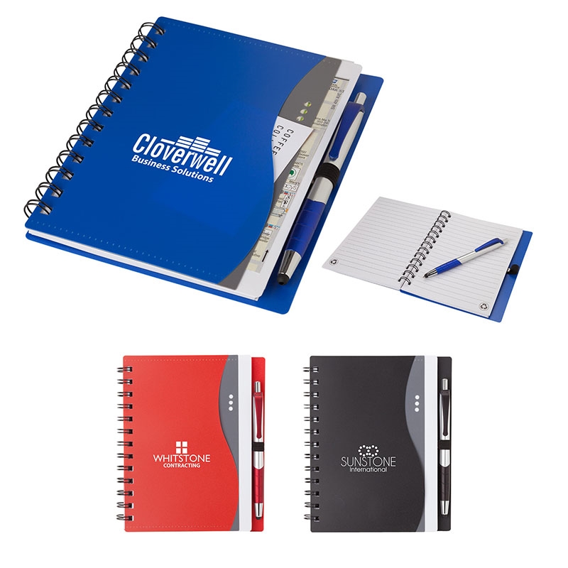 Bellevue Junior Notebook w/Stylus Pen