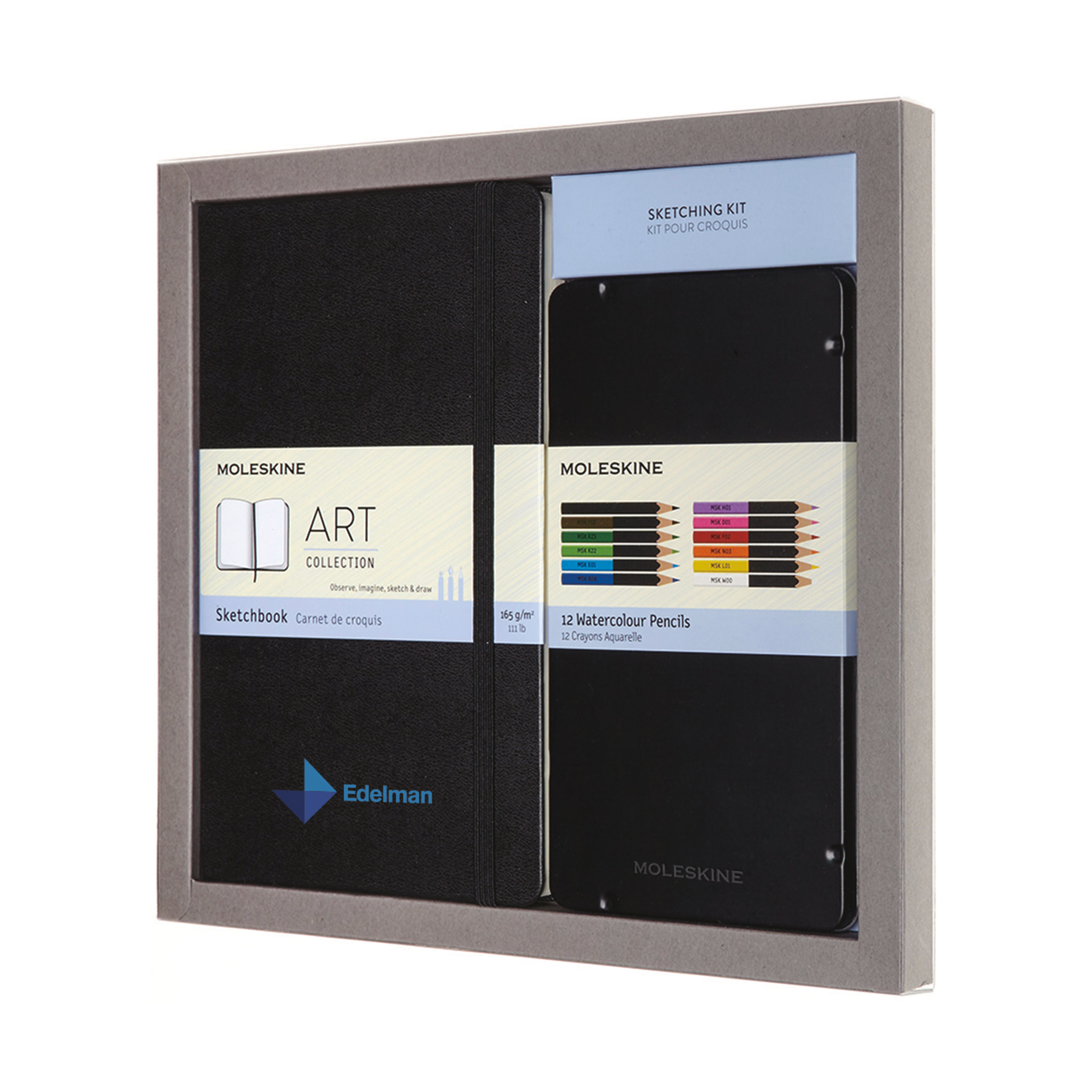 Moleskine® Coloring Kit - Sketchbook and Watercolor...