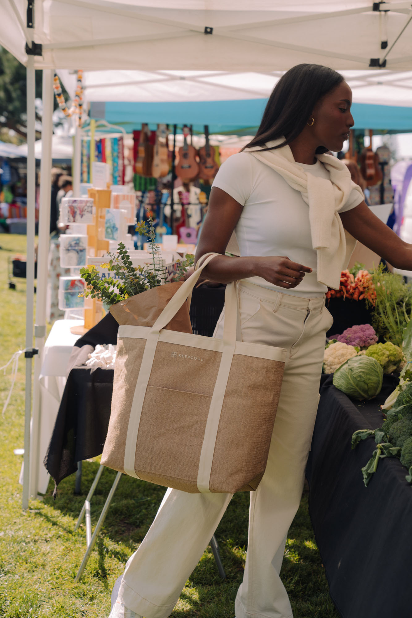 KEEPCOOL® Nairobi Jute Shopper Cooler