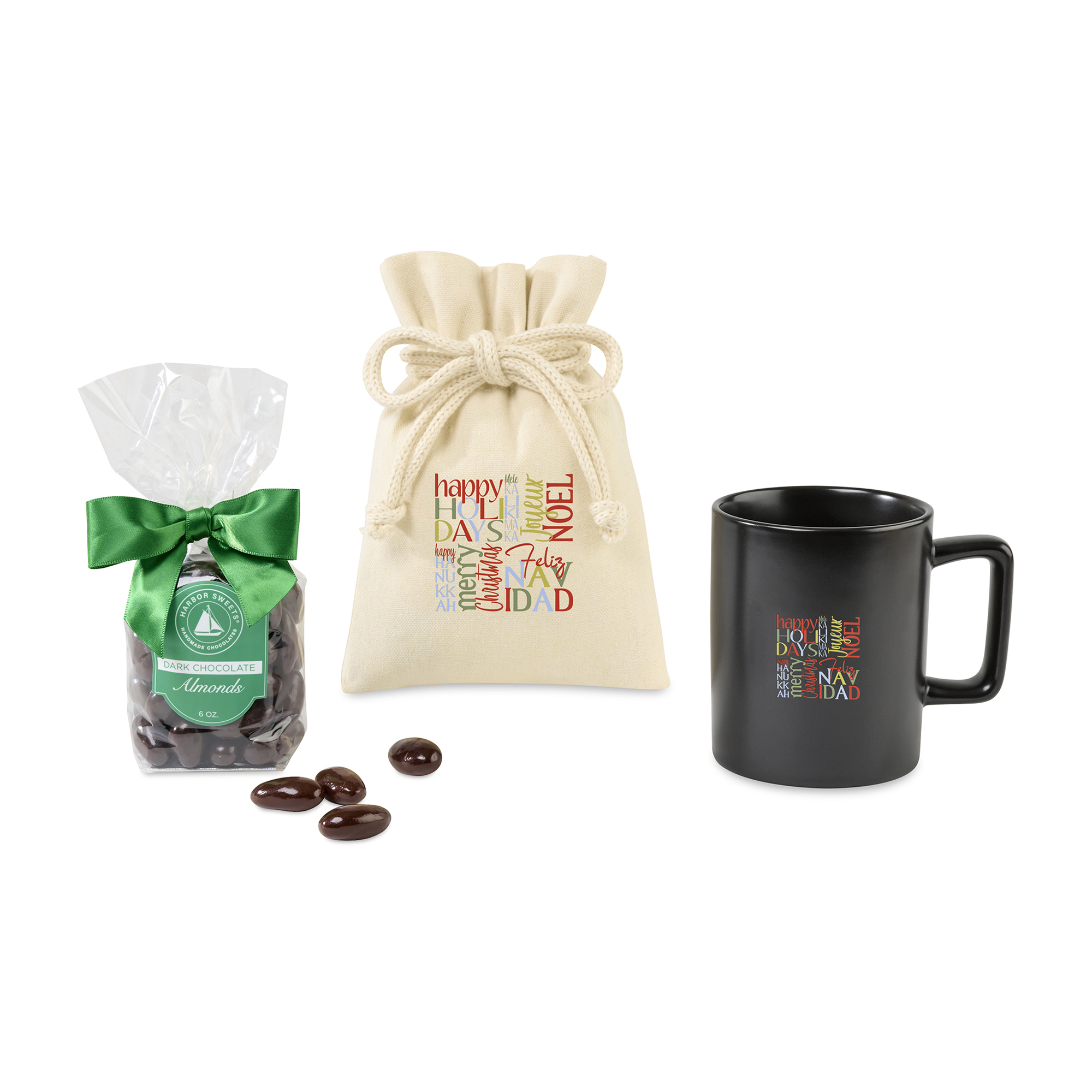 Harbor Sweets Chocolate Covered Almonds Mug Stuffer