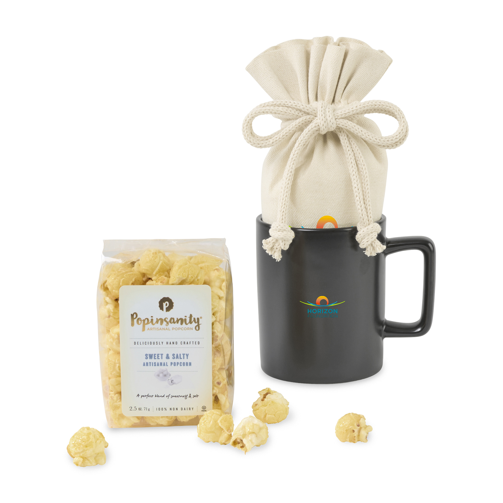 Poppinsanity Sweet & Salty Artisanal Popcorn Mug Stuffer