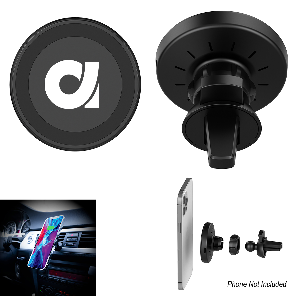 PhoneSuit Mag Max Car Mount & Wireless Charger