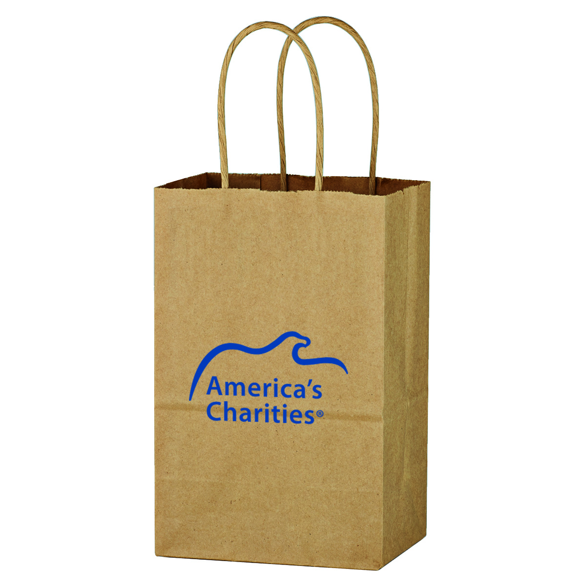 Kraft Paper Brown Shopping Bag - 5-1/4