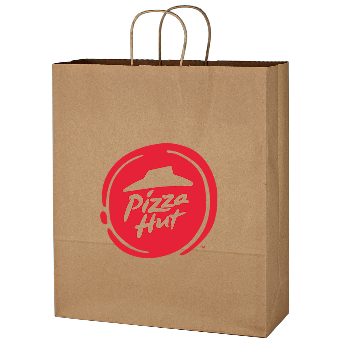 Kraft Paper Brown Shopping Bag - 16