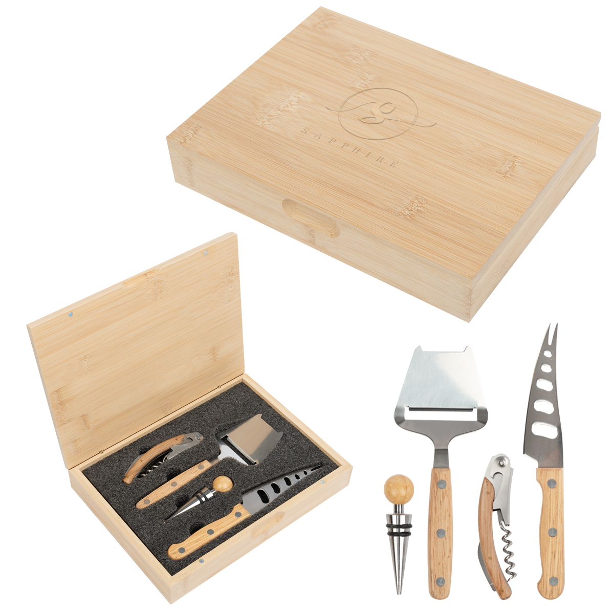 Perfect Pairing Wine & Cheese Knife Set