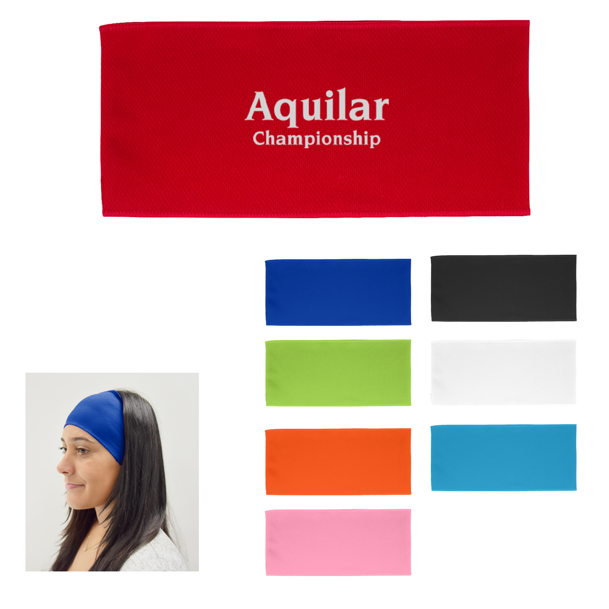 Cooling Headband With 100% RPET Material