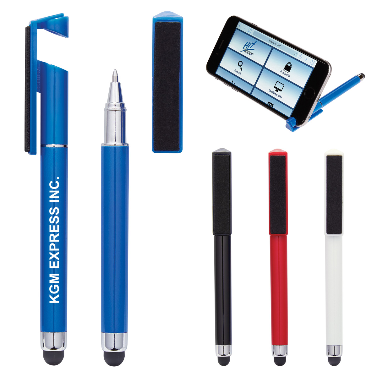 Stylus Pen With Phone Stand And Screen Cleaner