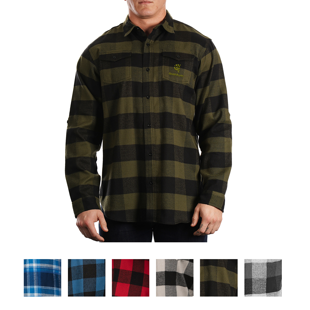 Burnside Men's Plaid Flannel Shirt