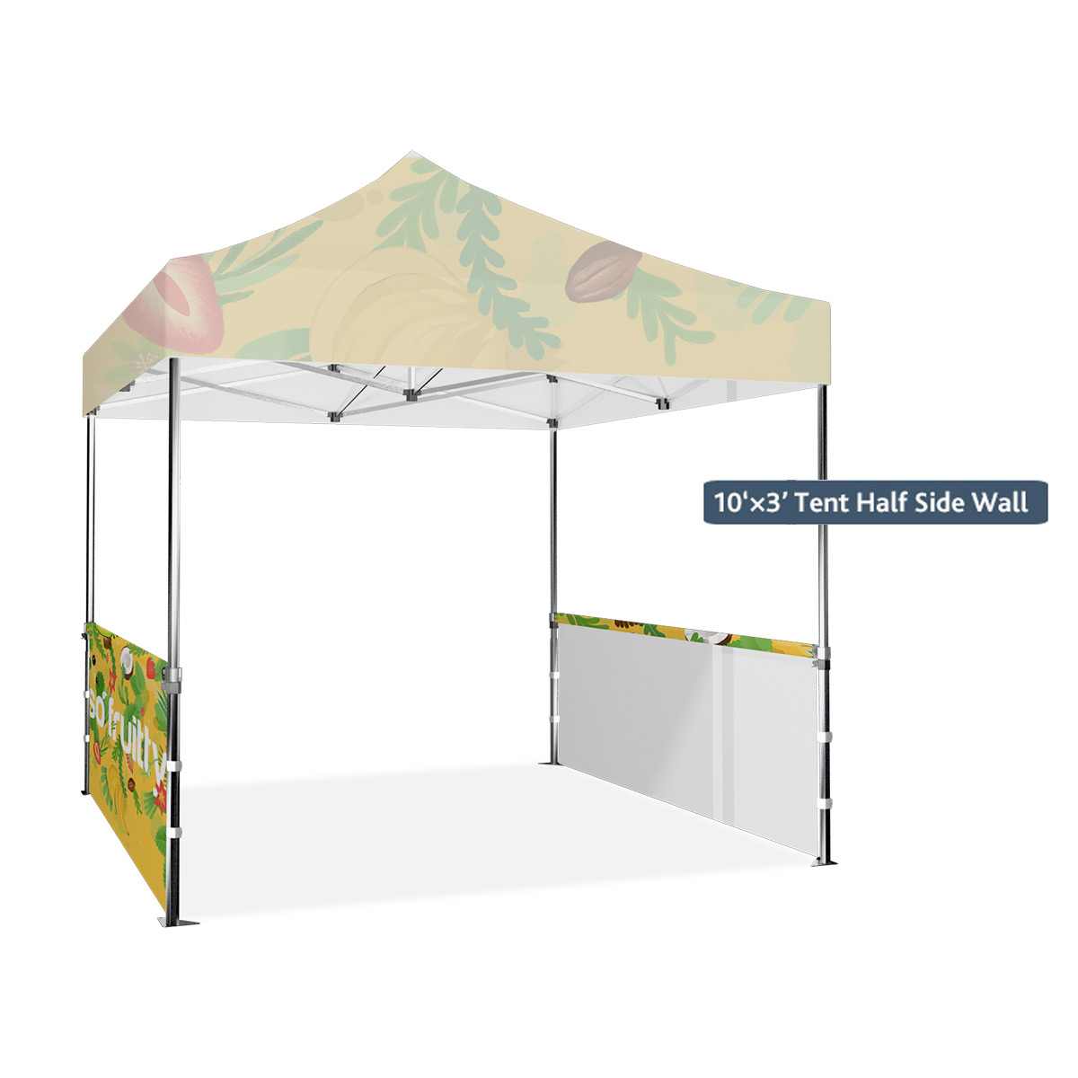 10' x 3' Half Tent Wall - Set of 2