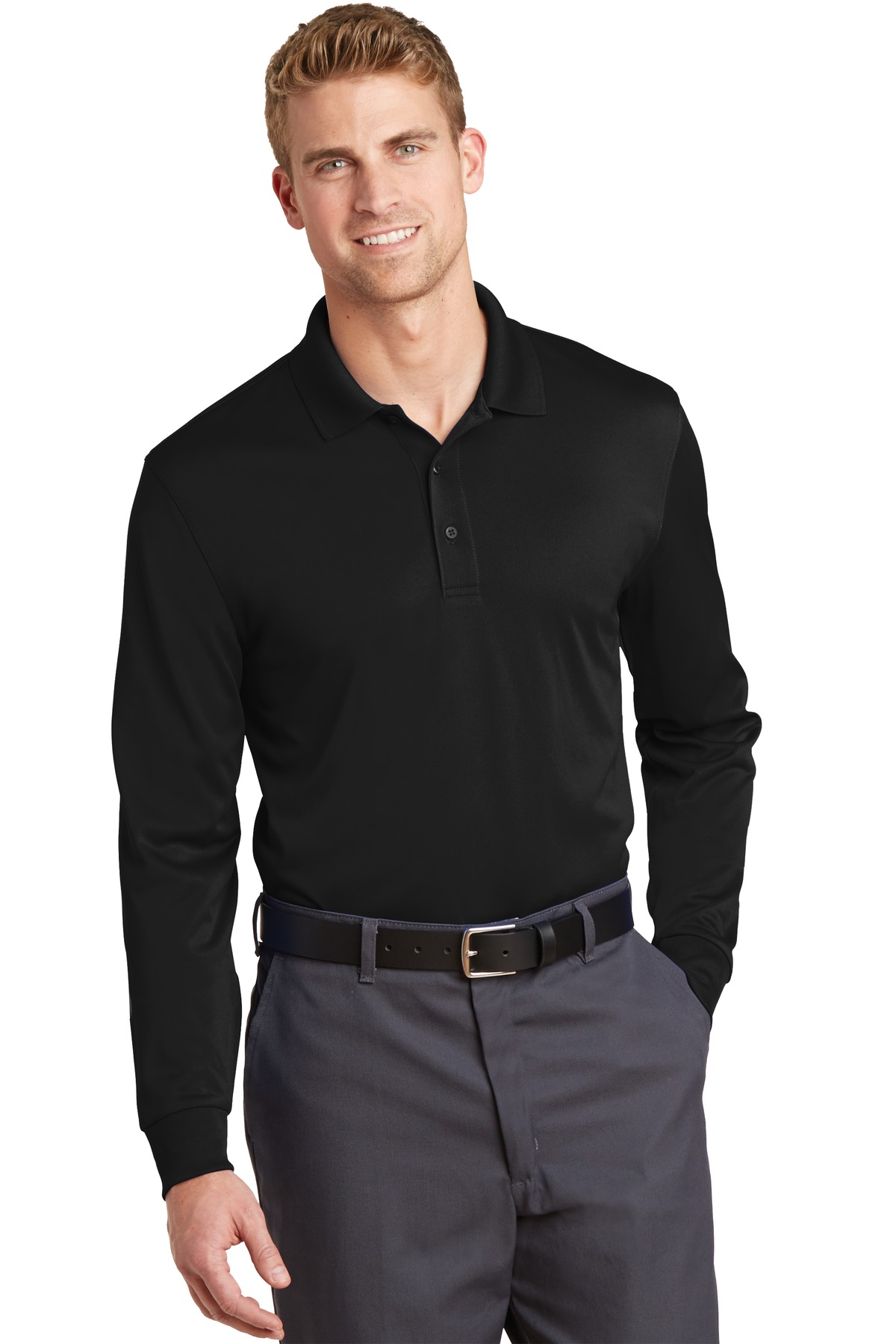 CornerStone Select Snag-Proof Long Sleeve Polo. CS412LS