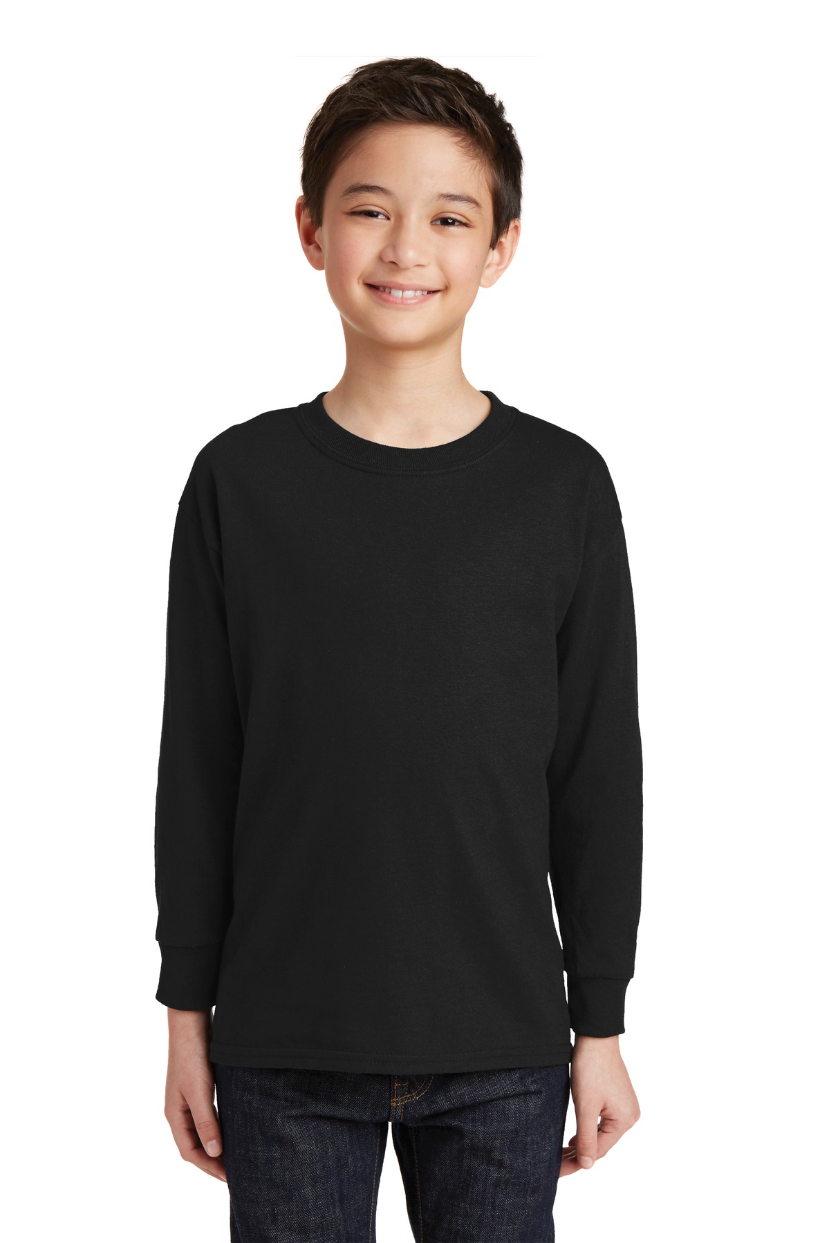 Gildan Youth Heavy Cotton 100% Cotton Long Sleeve T-Shirt....