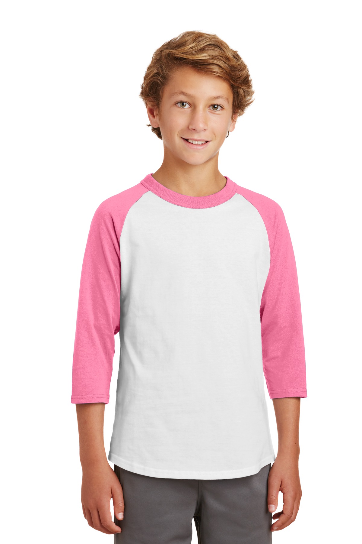 Sport-Tek Youth Colorblock Raglan Jersey. YT200