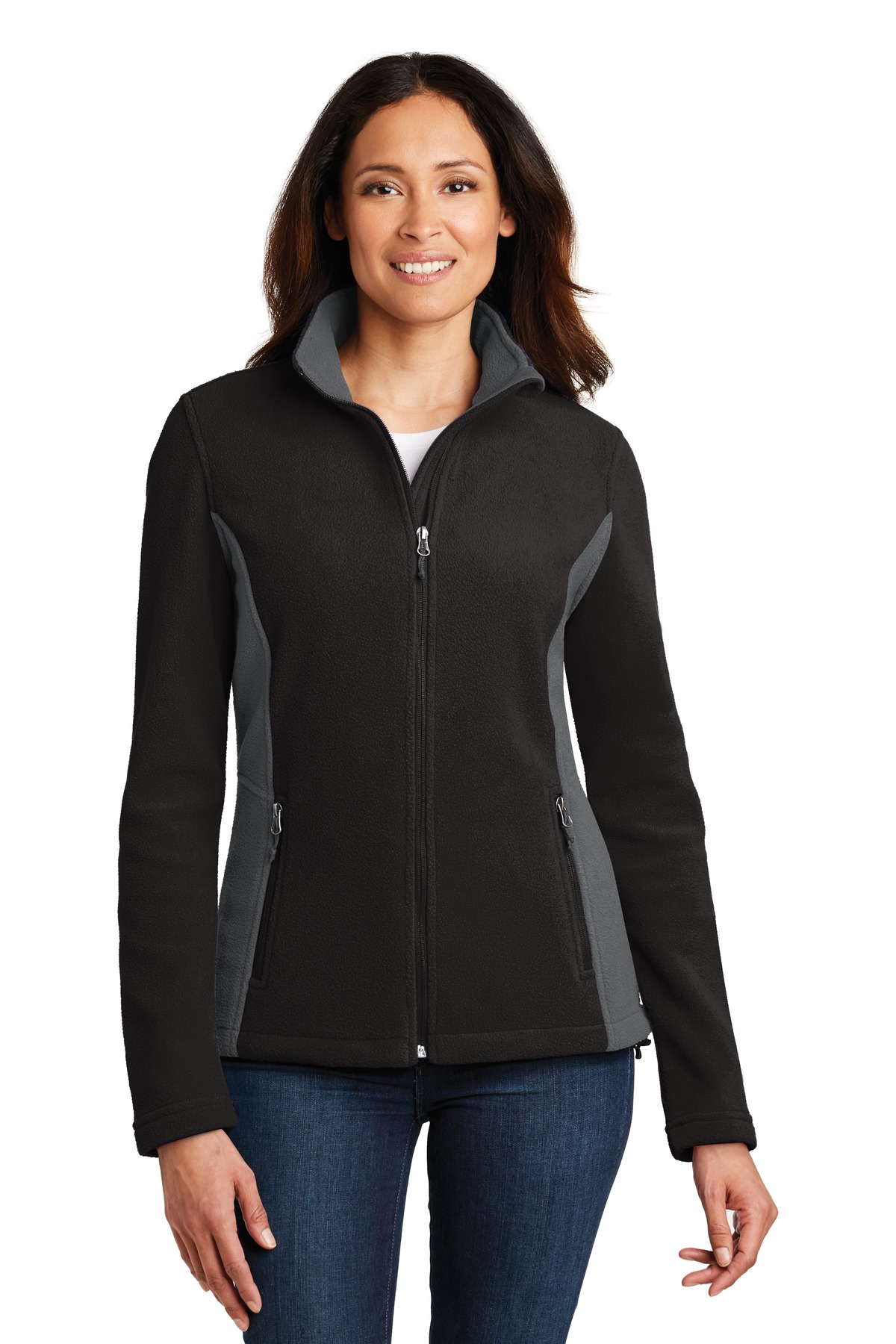 Port Authority Ladies Colorblock Value Fleece Jacket....