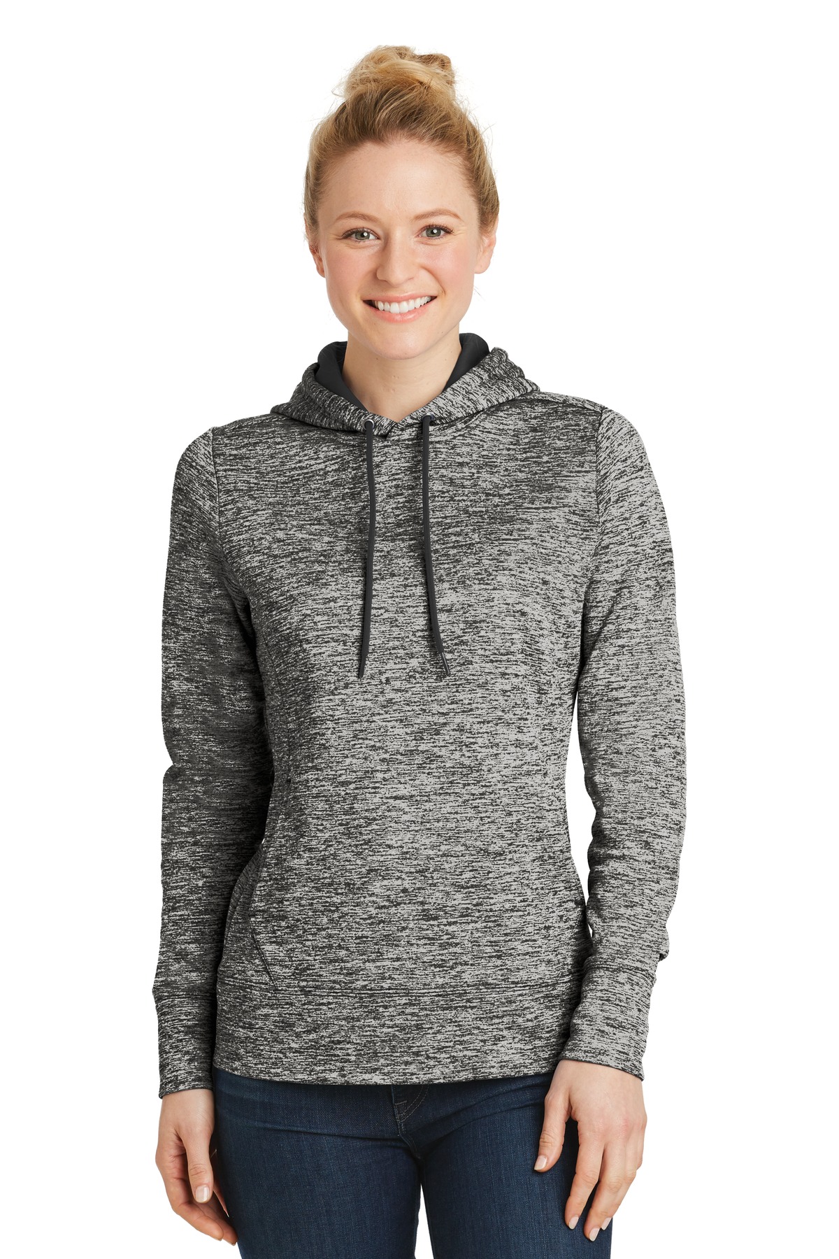 Sport-Tek Ladies PosiCharge Electric Heather Fleece...