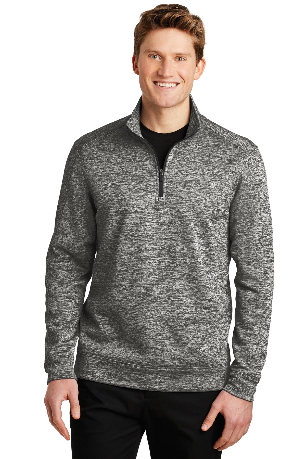 Sport-Tek PosiCharge Electric Heather Fleece 1/4-Zip...