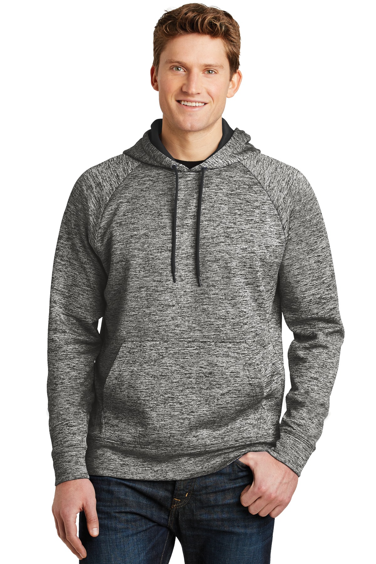 Sport-Tek PosiCharge Electric Heather Fleece Hooded...