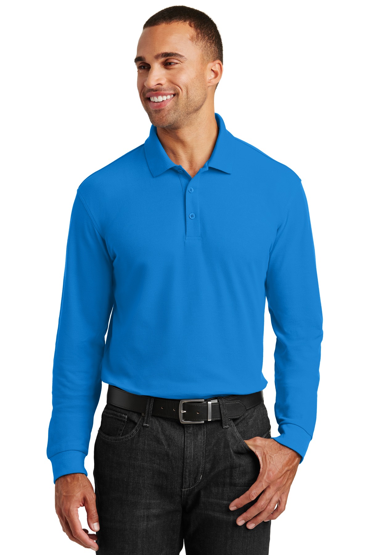 Port Authority Long Sleeve Core Classic Pique Polo....