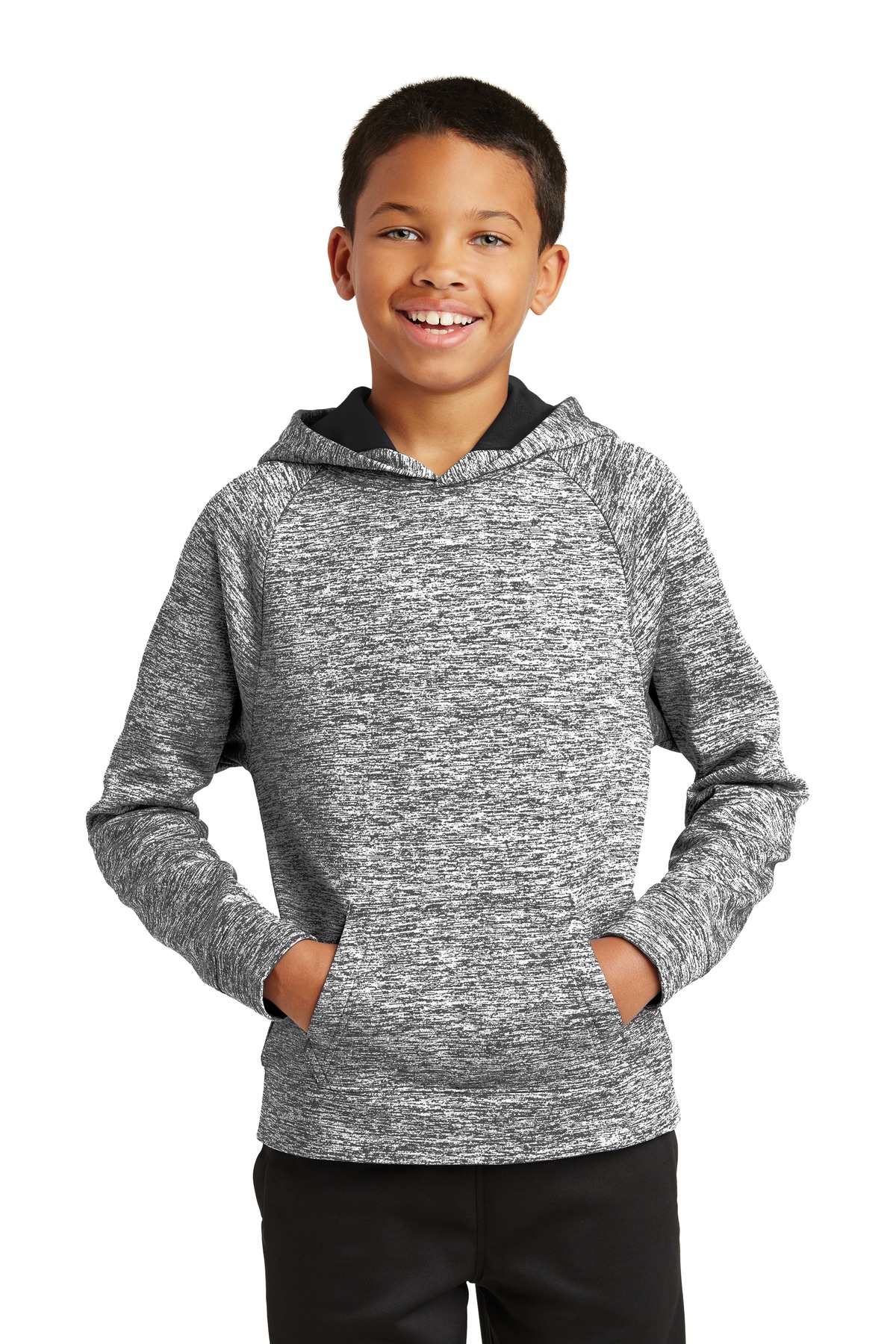 Sport-Tek Youth PosiCharge Electric Heather Fleece...