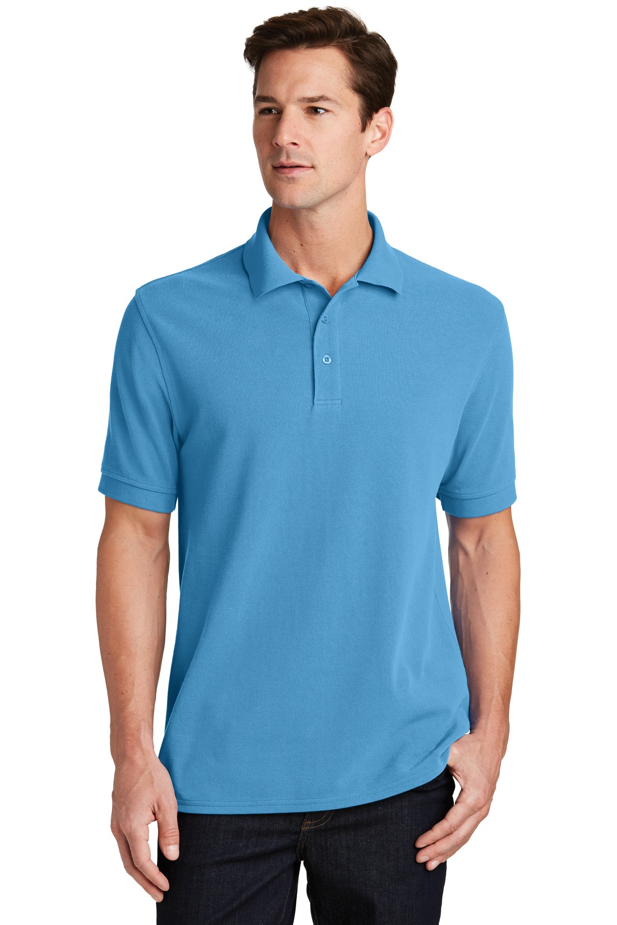 Port & Company Combed Ring Spun Pique Polo. KP1500