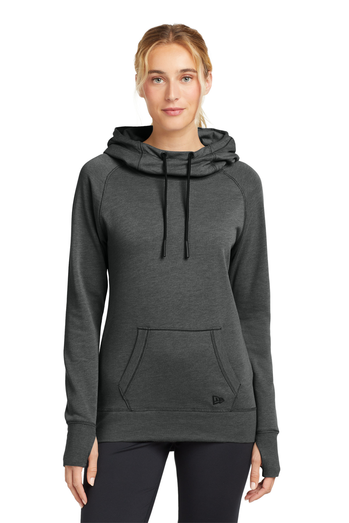 New Era Ladies Tri-Blend Fleece Pullover Hoodie. LNEA510