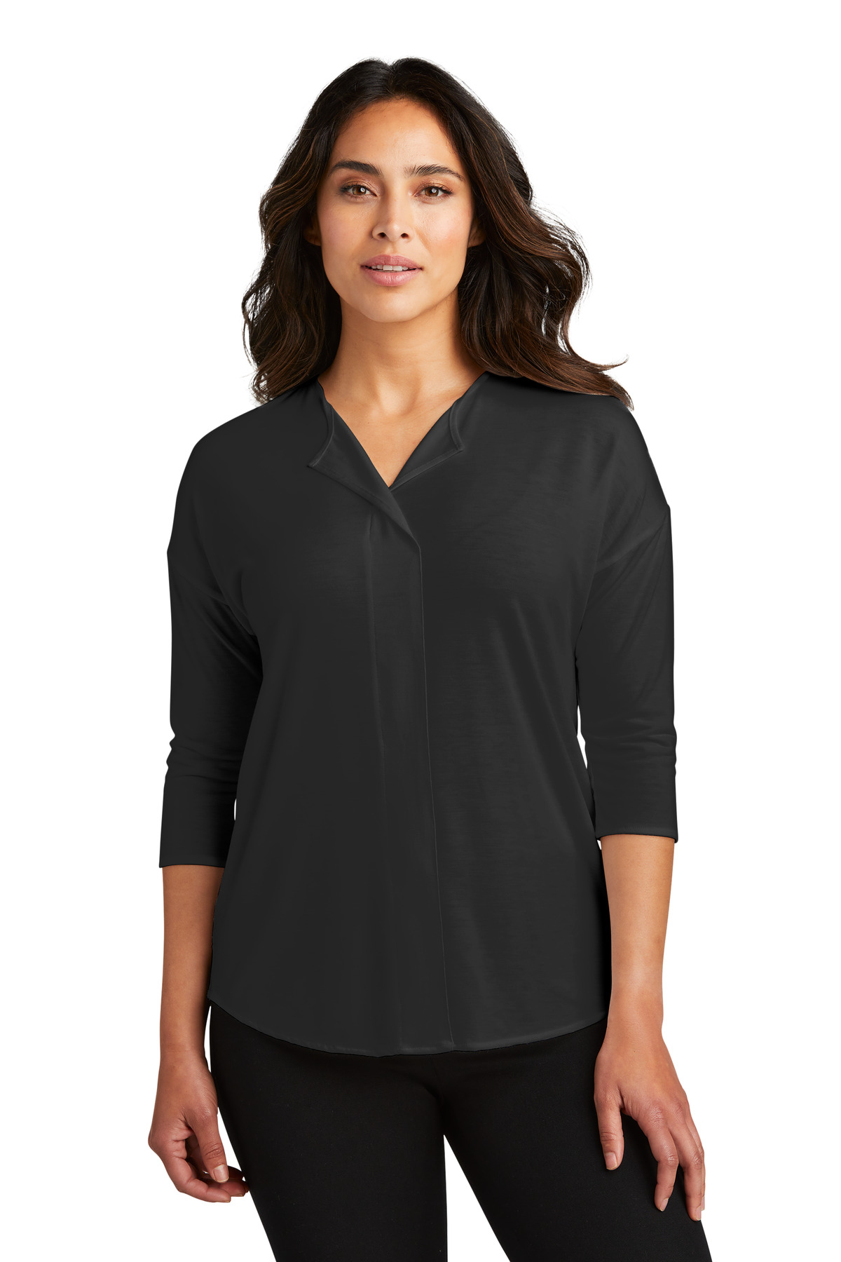 Port Authority Ladies Concept 3/4-Sleeve Soft Split...